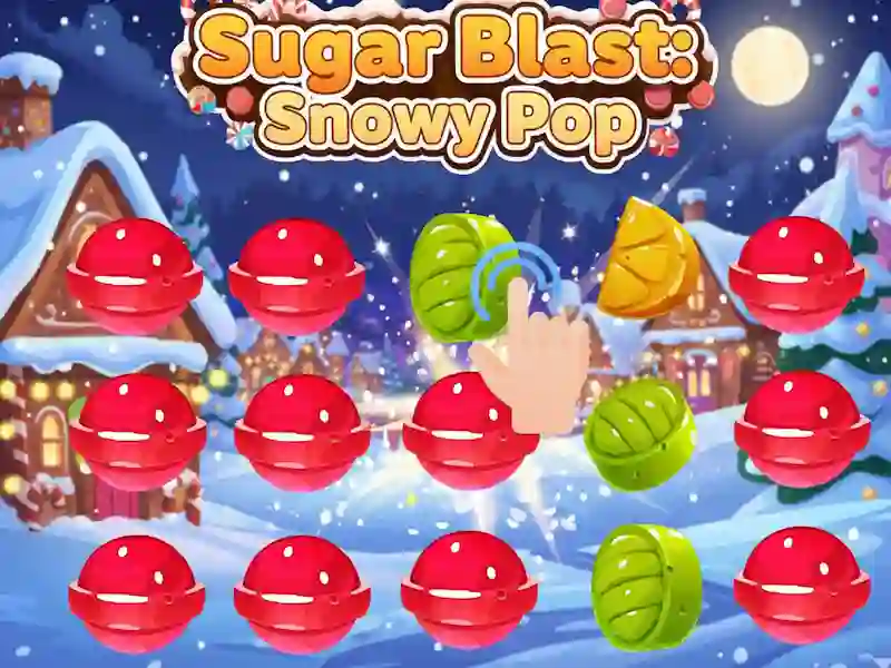 Gêm Chwyth Siwgr: Snowy Pop ar-lein