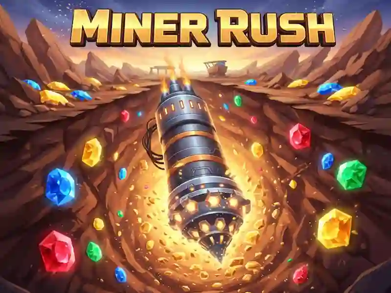 Gêm Miner Rush ar-lein