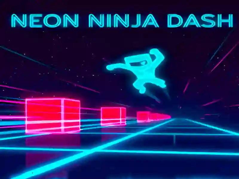 Gêm Neon Ninja Dash ar-lein