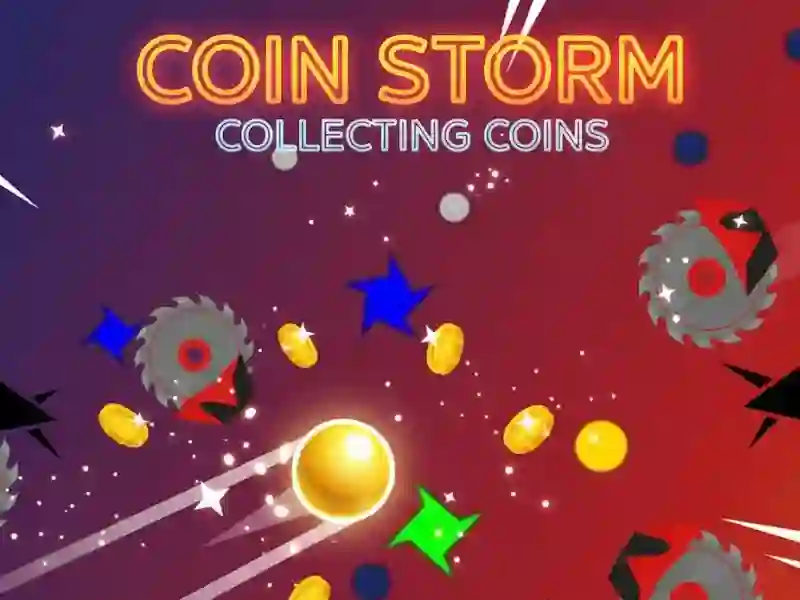 Gêm Coin Storm Casglu Ceiniogau ar-lein