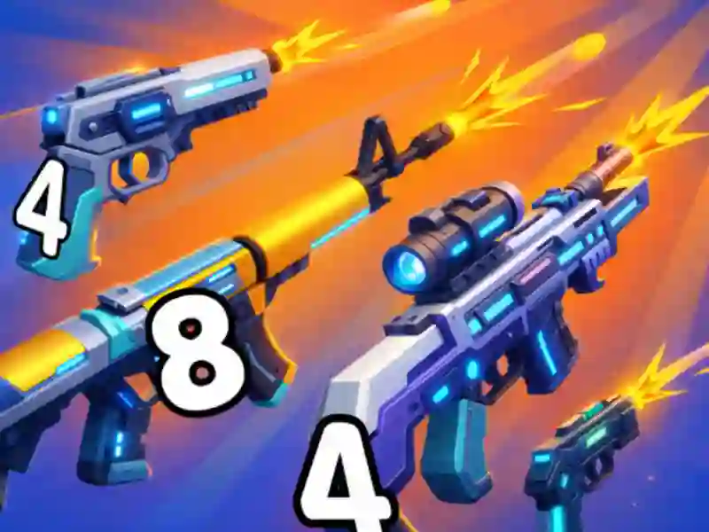 Gêm Merge Gun Run ar-lein