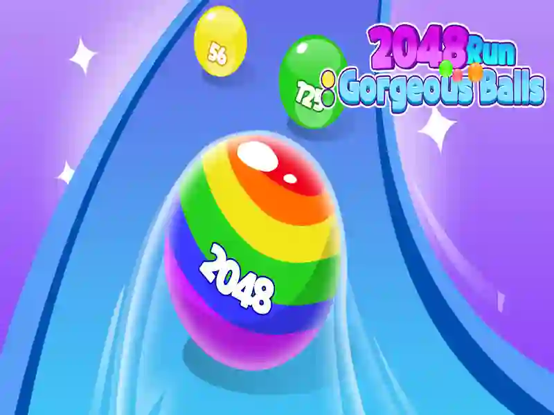 Gêm 2048 Rhedeg peli hyfryd ar-lein