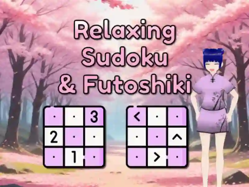 Gêm Ymlacio Sudoku & Futushiki ar-lein