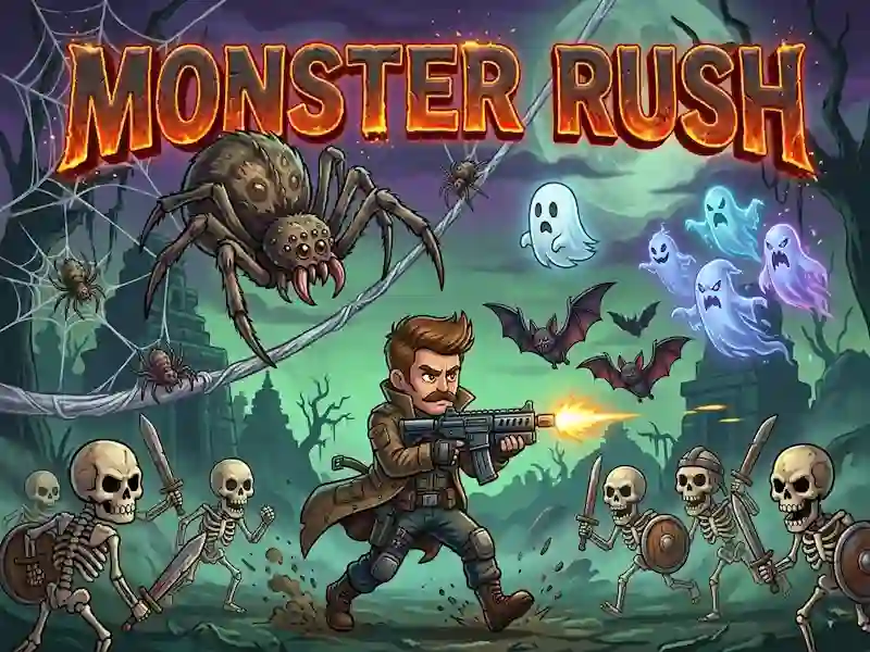 Gêm Monster Man Rush ar-lein