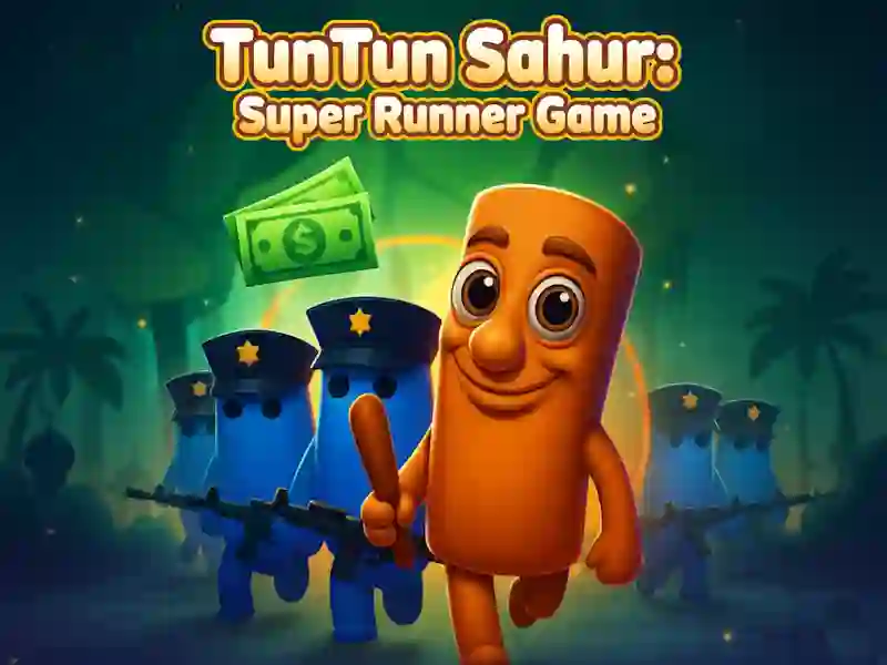 Gêm TunTun Sahur: Gêm Super Runner ar-lein
