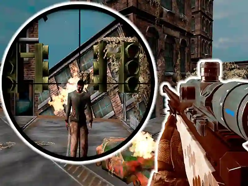 Gêm Zombie sniper 3d ar-lein