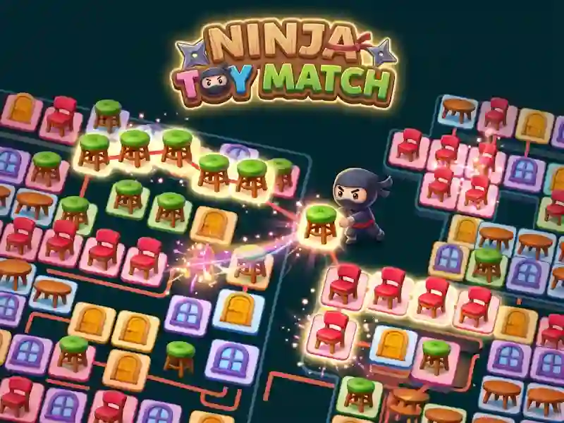 Gêm Ninja Toy Match ar-lein