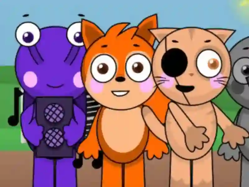 Gêm Sprunki Abgerny 2: moethus ar-lein