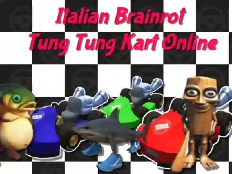 Gêm Eidaleg Brainrot Tung Tung Kart Ar-lein ar-lein
