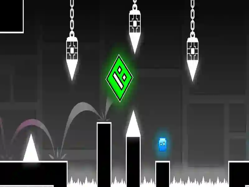 Gêm Platformer geometreg ar-lein