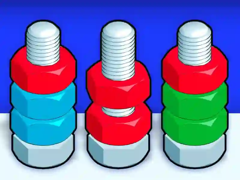 Gêm Cnau a bolltau didoli ar-lein Gêm Cnau a bolltau didoli ar-lein