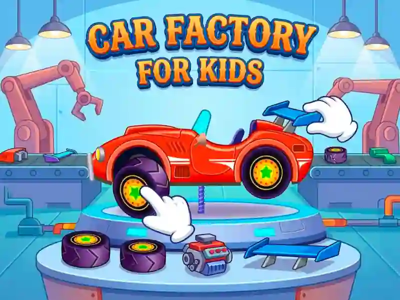 Gêm Car Factory For Kids ar-lein