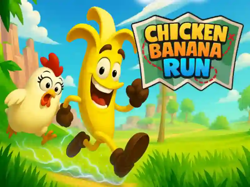 Gêm Rhedeg Banana Cyw Iâr ar-lein