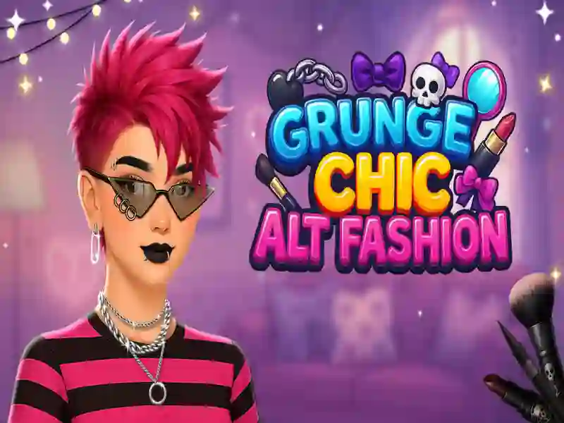 Gêm Ffasiwn alt chic grunge ar-lein