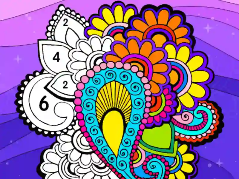 Gêm Lliw Fan Lliw Yn ôl Nifer ar-lein