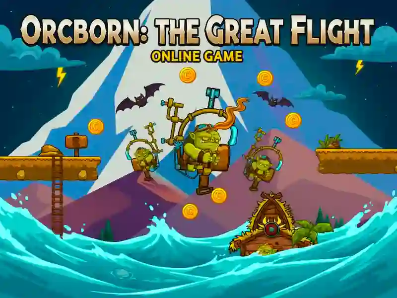 Gêm Orcborn: The Great Flight ar-lein
