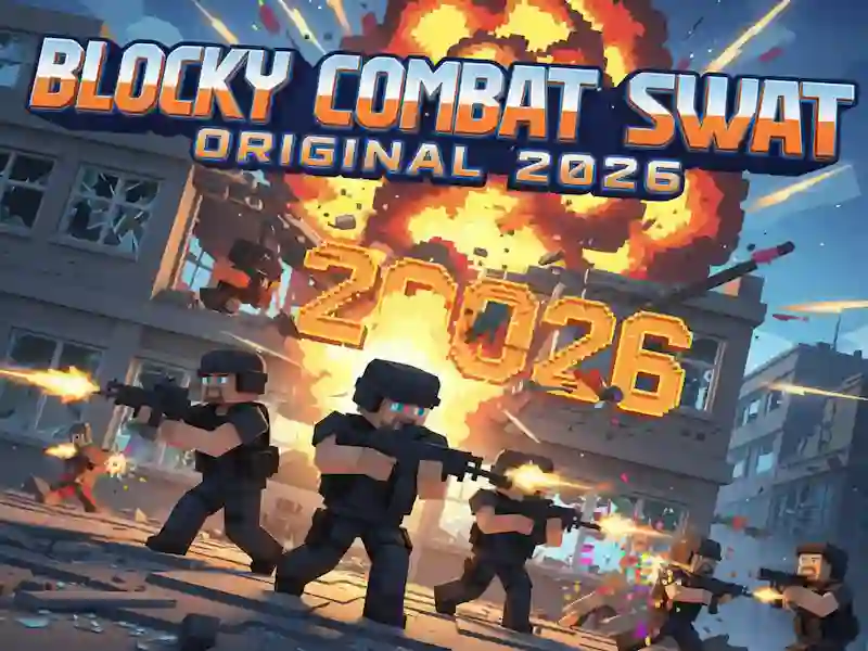 Gêm Blocky Combat Swat Original 2026 ar-lein