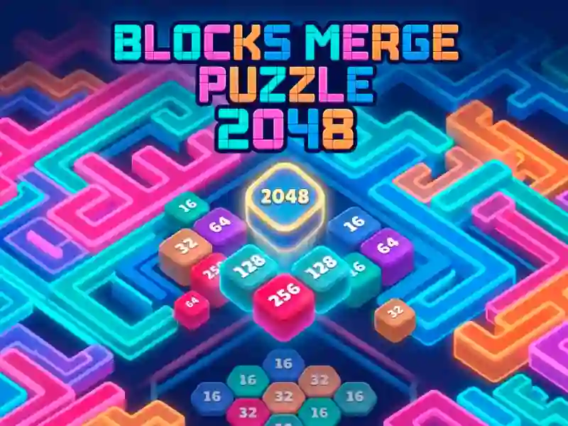 Gêm Blocks Merge Puzzle 2048 ar-lein