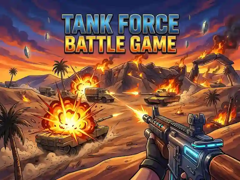 Gêm Tank Force Battle Game ar-lein