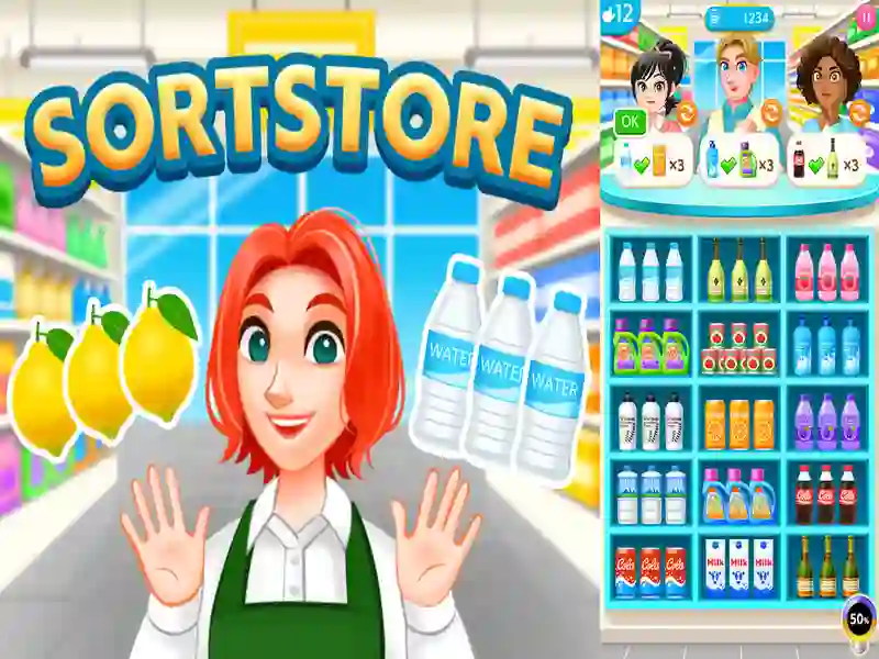 Gêm SortStore ar-lein Gêm SortStore ar-lein