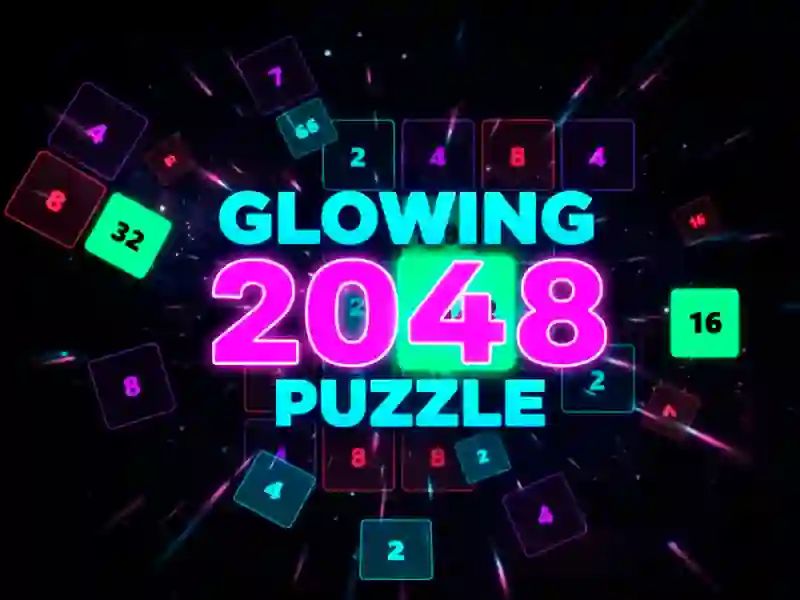 Gêm Glowing 2048 Pos ar-lein