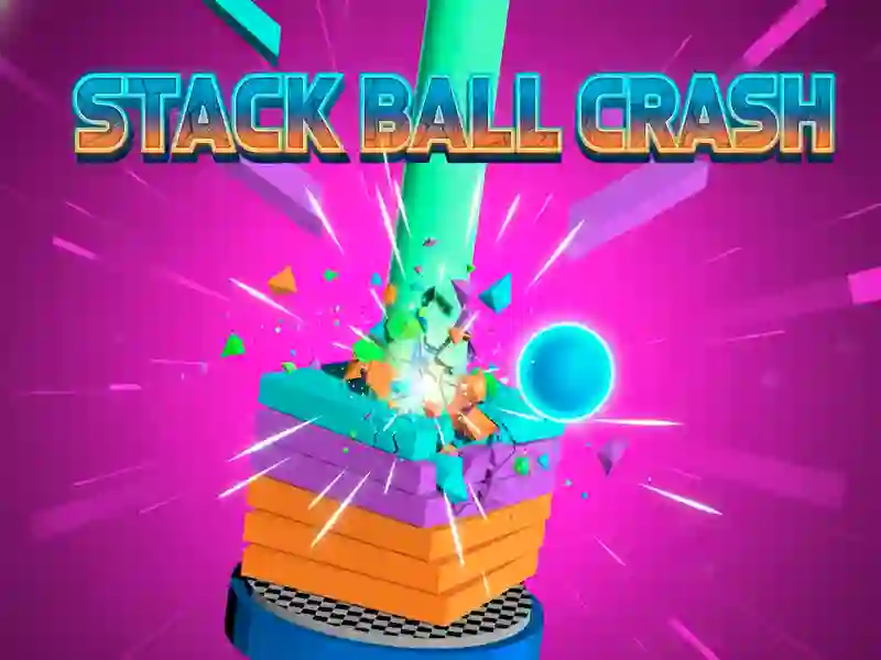 Gêm Crash Ball Stack ar-lein