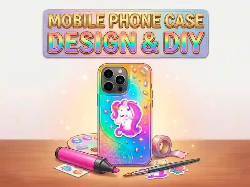 Gêm Mobile Phone Case Design & DIY ar-lein