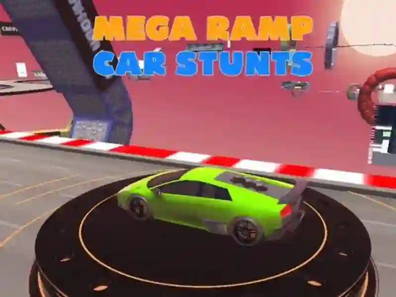 Gêm Styntiau car mega ramp ar-lein