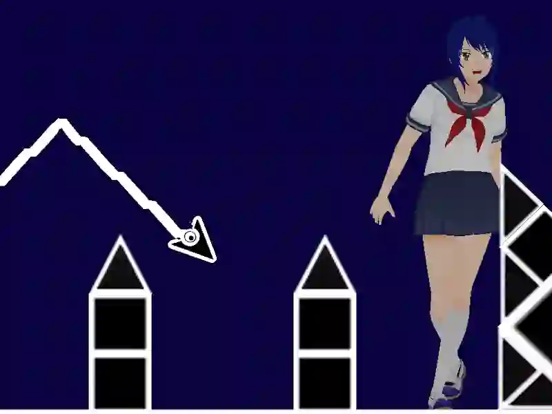 GĂȘm Tonnau dash geometreg gofod ar-lein GĂȘm Tonnau dash geometreg gofod ar-lein