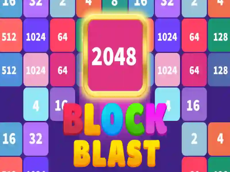 Gêm Bloc chwyth 2048 ar-lein