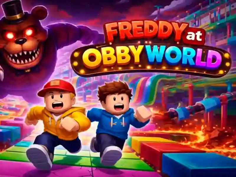 Gêm Freddy yn Obby World ar-lein