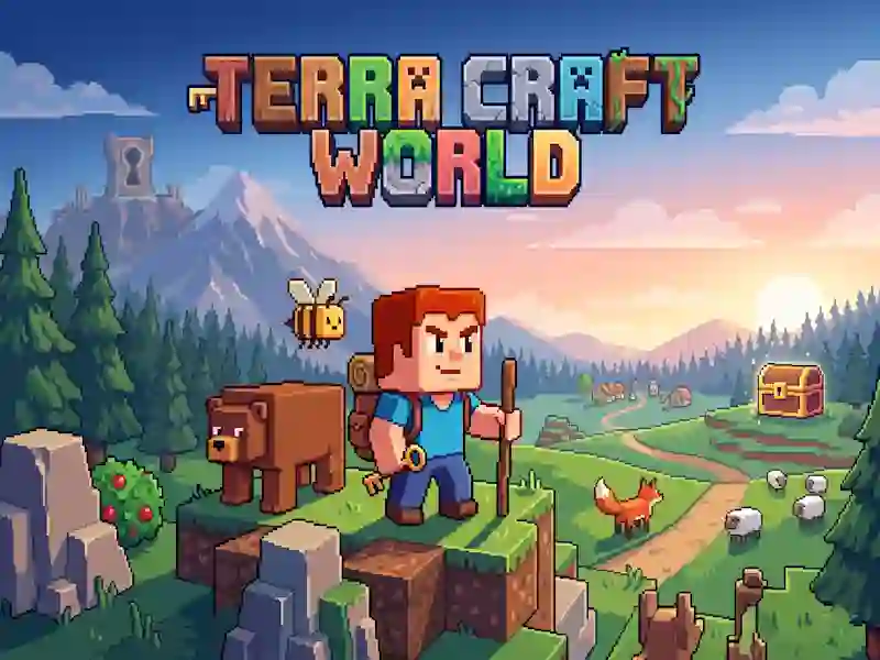 Gêm Terra Craft World ar-lein