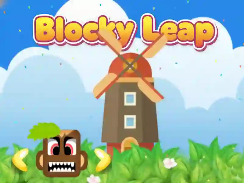 Gêm Blocky Leap ar-lein