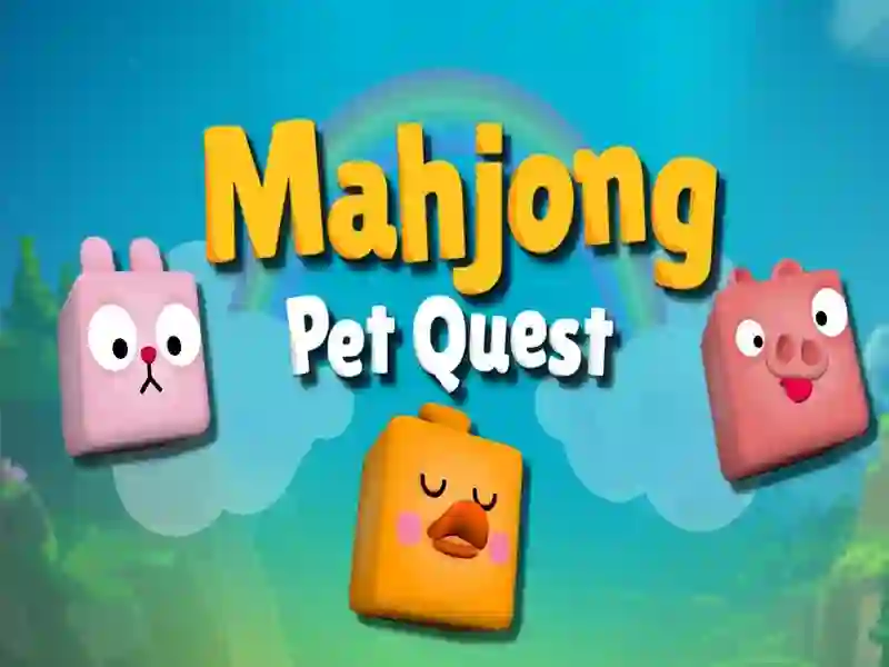 Gêm Quest Anifeiliaid Anwes Mahjong ar-lein