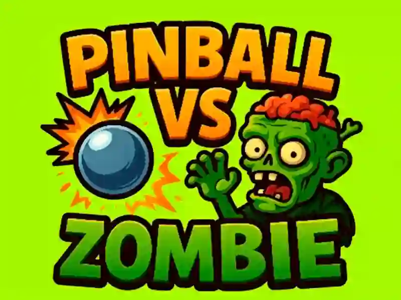 Gêm Pinball vs Zombie ar-lein
