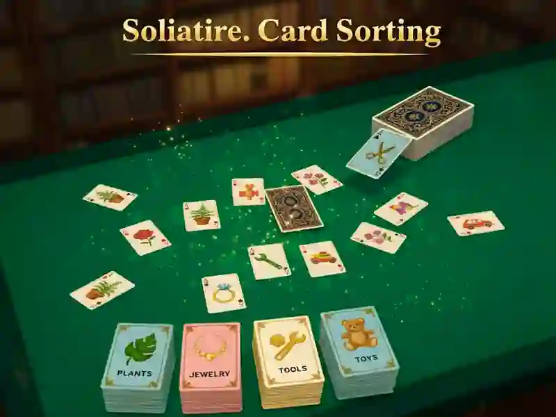 Gêm Trefnu Solitaire ar-lein