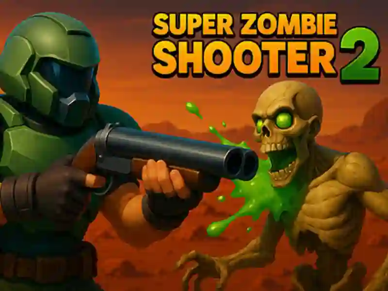 Gêm Super Saethwr Zombie 2 ar-lein