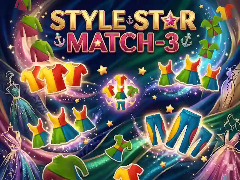 Gêm Style Star Match-3 ar-lein