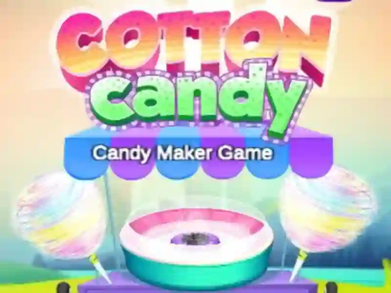 Gêm Gêm Gwneuthurwr Candy Candy Cotton ar-lein