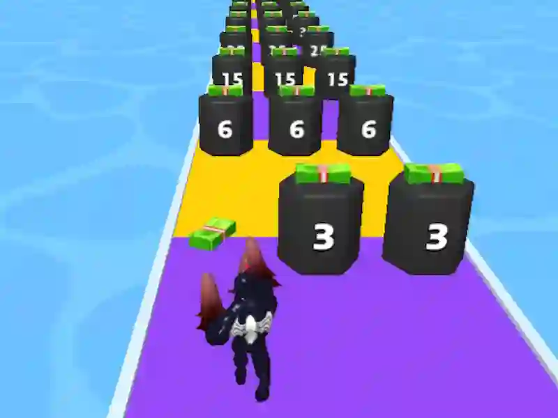 Gêm Venom Run 3D ar-lein