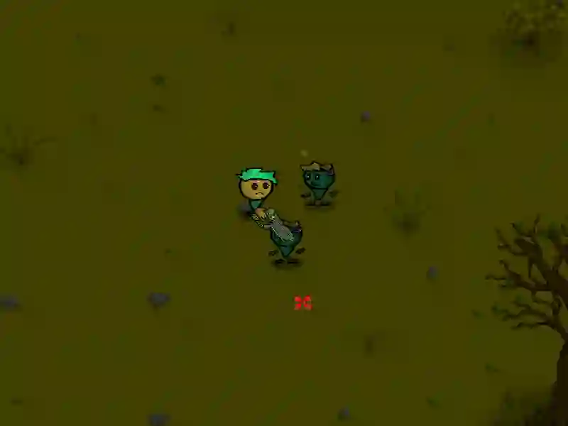 Gêm Zombies a gynnau ar-lein