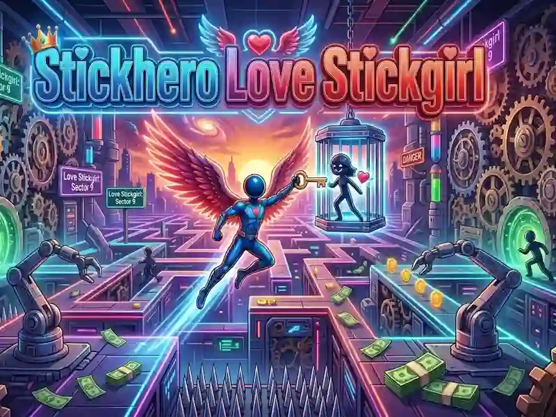 Gêm Stichero Cariad Stickgirl ar-lein