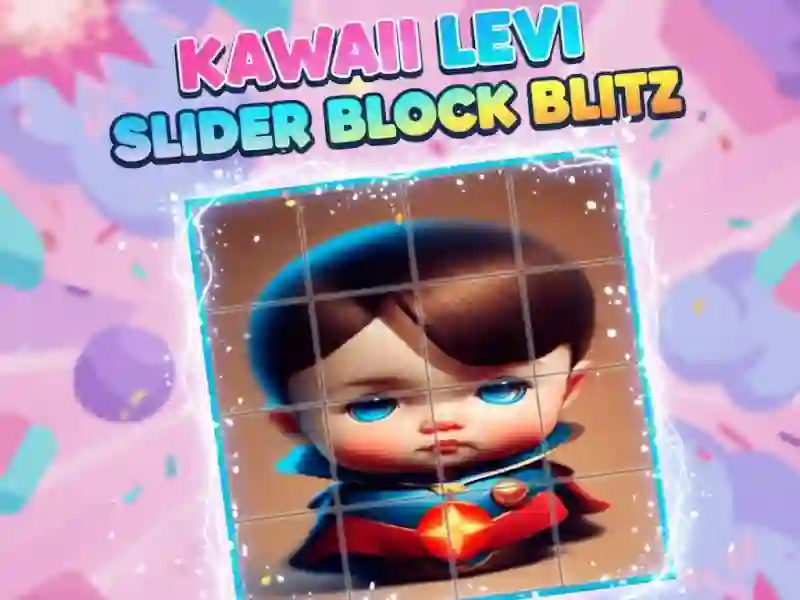 Gêm Blitz Bloc Llithrydd Kawaii Levi ar-lein