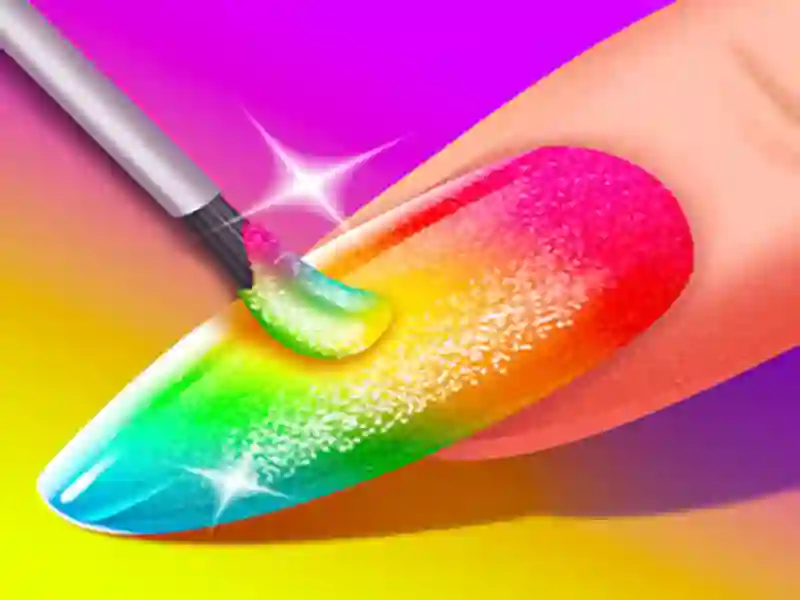 Gêm Salon Ewinedd Ffasiwn Merched ar-lein