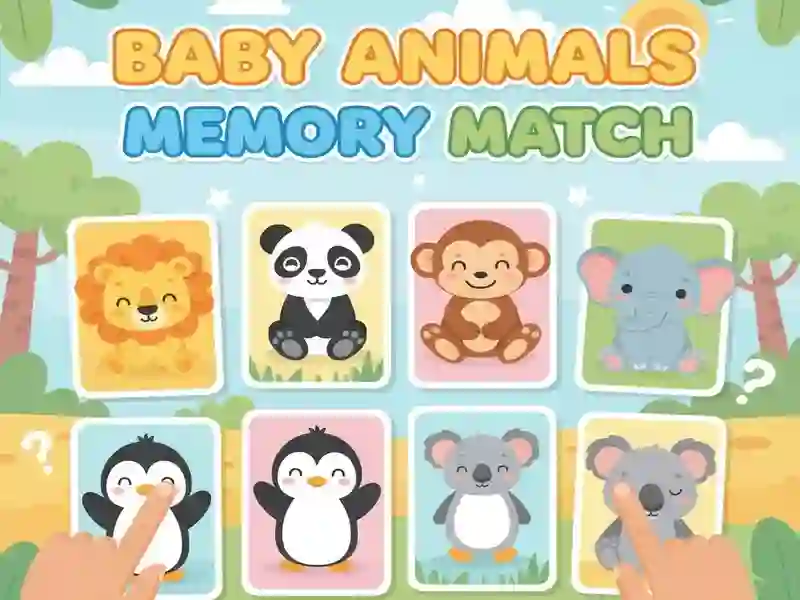 Gêm Gêm Cof Anifeiliaid Babanod ar-lein Gêm Gêm Cof Anifeiliaid Babanod ar-lein