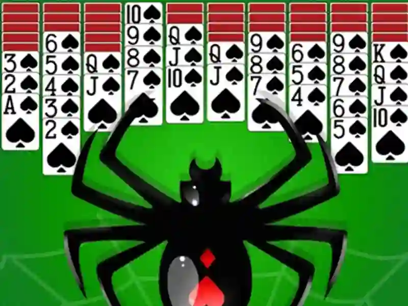 Gêm Spider Solitaire ar-lein