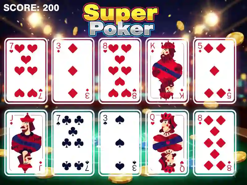 Gêm Super Poker ar-lein