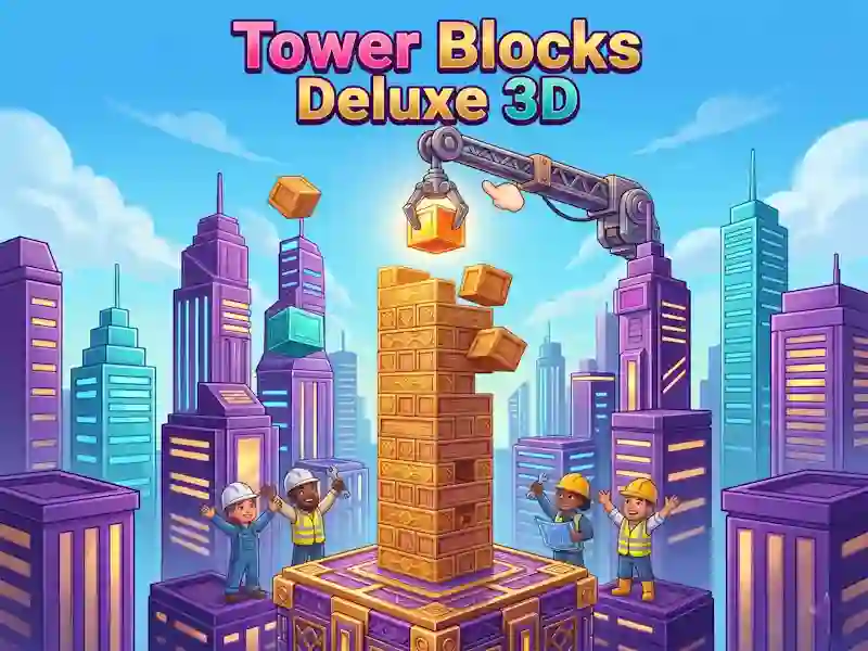 Gêm Tower Blocks Deluxe 3D ar-lein