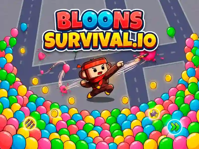 Gêm Bloons Survival.io ar-lein