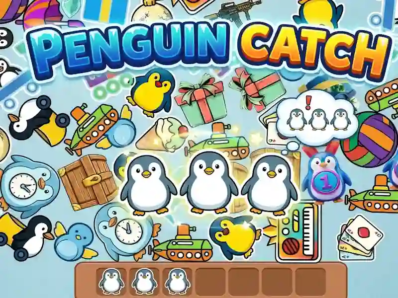 Gêm Penguin catch ar-lein
